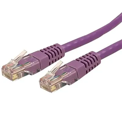 STARTECH C6PATCH15PL - 15FT PURPLE CAT6 ETHERNET CABLE DELIVERS MULTI GIGABIT 12.55