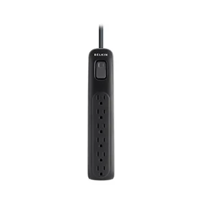 Belkin BV106000-04 - Belkin Essentials BV106000-04 6-Outlet Surge Protector - 60 