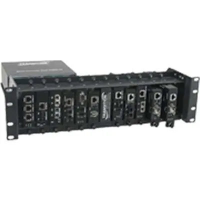 Lantronix E-MCR-05-NA - E-MCR-05 ETHERNET MEDIA CONV RACK STANDARD 12VDC N