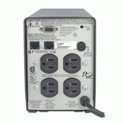 Apc - Schneider Electric SC620 - UPS - EXTERNAL - LINE-INTERACTIVE - AC 120 V - 390 WATT  620