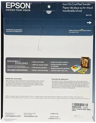 EPSON S041153 - EPSON IRON-ON TRANSFERS-PAPER - IRON-ON TRANSFERS - LETTER A