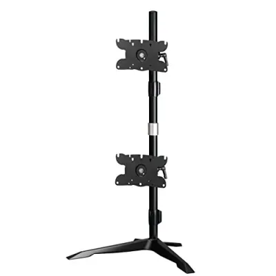 AMER NETWORKS AMR2S32V - DUAL VERTICLE MONITOR MOUNT STAND FOR 2 LARGER LED OR LCD MO