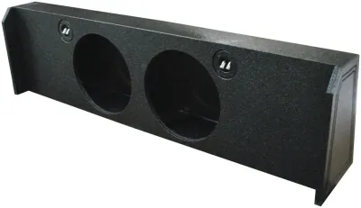 Qpower QBFORD122009DF - Qpower Dual 12 Downfire Subwoofer Box for 2009-14 Ford F150