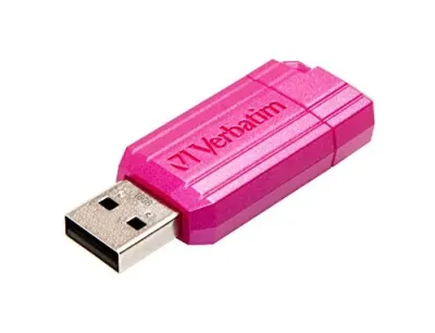 VERBATIM 49067 - Verbatim Pinstripe USB Flash Drive 16GB - Pink