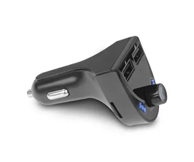 Aluratek ABF01F - Bluetooth Car FM Transmitter with Built-in Microphone