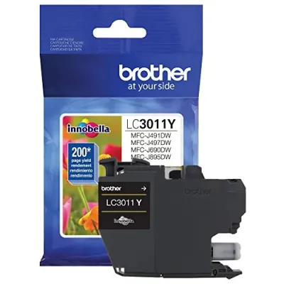 Brother LC3011Y - Brother LC3011Y Ink Cartridge - Single Pack - Yellow - Inkje