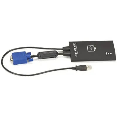 BLACK BOX CORPORATION KVT100A - USB Console Crash Cart Adapter for Laptops