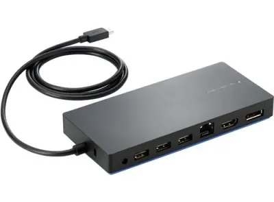 HP X7W54AA#ABA - HP Elite USB-C Docking Station G2 - Versatile Connectivity