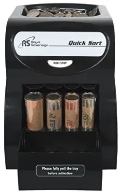 ROYAL SOVEREIGN RSIQS1AC - ELECTRIC 1 ROW COIN SORTER