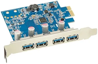 Visiontek 900870 - 4-Port USB 3.0 PCIe Internal Expansion Card