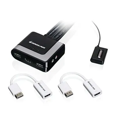 IOGear GCS62HDPKIT - 2Port HDMI KVM w DisplayPort