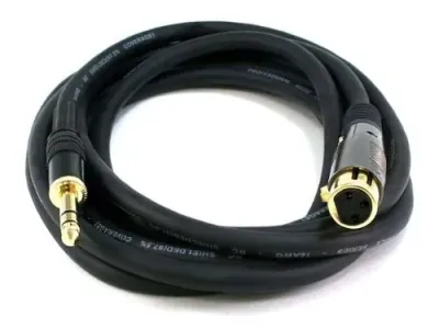 Monoprice 4770 - XLR F TO 14INCH TRS M 16AWG CABLE10FT
