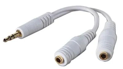Belkin F8V234 - AUDIO ADAPTER - 3.5MM MINI STEREO LEFT CONNECTOR - MALE LEFT