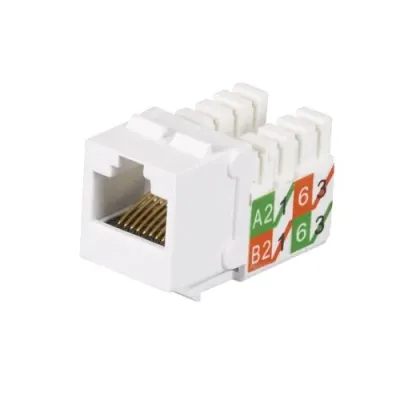 BLACK BOX CORPORATION FMT639-R3-25PAK - GIGATRUE2 CAT6 JACKS, UNIVERSAL WIRING, COMPONENT LEVEL, 25 
