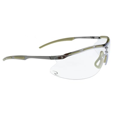 Radians CSB101-1BX - Radians CSB101 Shooting Glasses - Metal and Clear