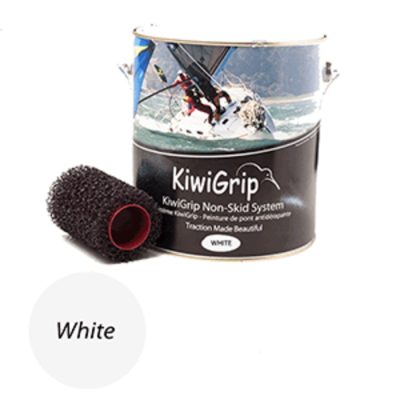 KiwiGrip KG-101-11R - KiwiGrip 1 Liter Can - White w4 Roller