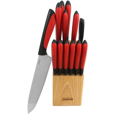 SUNBEAM 91612.14 - Sunbeam Durant 14 Piece Cutlery Set in Red