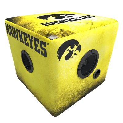 Rainmaker GQ1601 - Rainmaker Iowa Hawkeyes Bluetooth Speaker Ottoman-YellowBlk