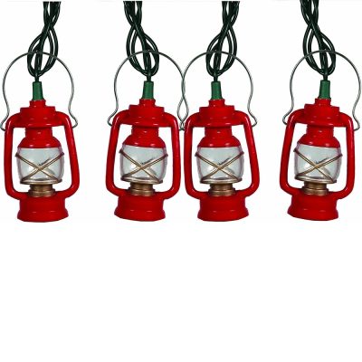 Rivers Edge 432 - Rivers Edge Light Set 10 Deluxe RedGreen Camping Lantern