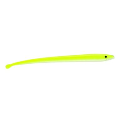 Savage Gear SES-140-CHW - Savage Soft Sandeel Slug 5 12in SES-140-CHW Chartreuse Wht
