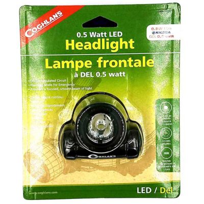 Coghlans 0841 - Coghlans .5 Watt LED Headlight Black