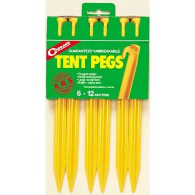 Coghlans 9312 - Coghlans Tent Pegs 12 inch - 6 Pack