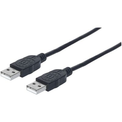 Manhattan 353885 - Manhattan(R) 353885 USB 2.0 A-Male to A-Male Cable (1.5ft)
