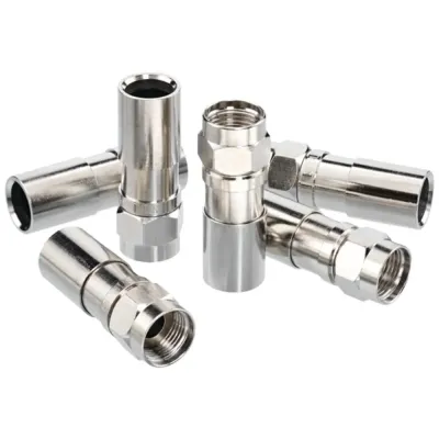 Ideal Industries 92-656 - IDEAL 92-656 RG6 F-Compression Connectors, 100 Pack