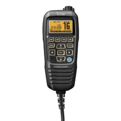 Icom HM195B - CommandMic IV Black - Advanced Communication Control
