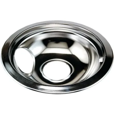 STANCO METAL PRODUCTS 751-6 - Stanco Metal Products 751-6 Chrome Replacement Drip Pan for 