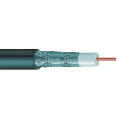 VEXTRA V62QB - Vextra V62QB RG6 Quad-Shield Coaxial Cable - 1,000ft