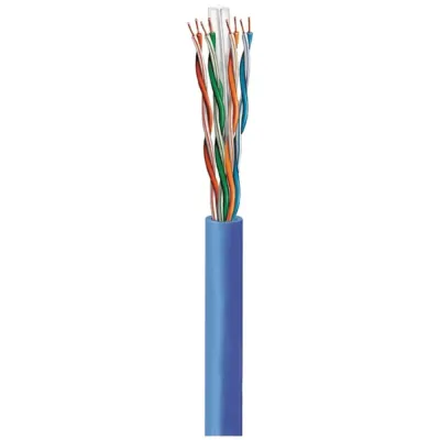 VEXTRA VC64B BLUE - Vextra VC64B Blue CAT-6 Network Cable, 1,000ft Roll