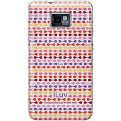 ILUV ISS222RED - ILuv ISS222RED Hardshell Case with Pattern for Galaxy S II -