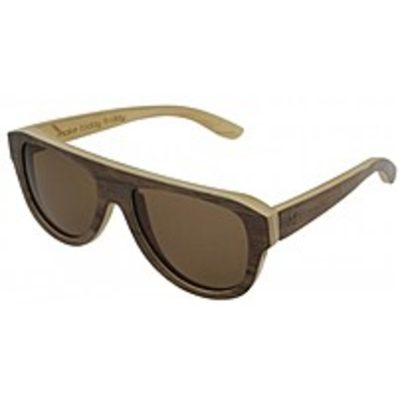 HF Eyewear SPEZIA - HF Eyewear SPEZIA Premium Eco Unisex Oversized Sapele Wood F