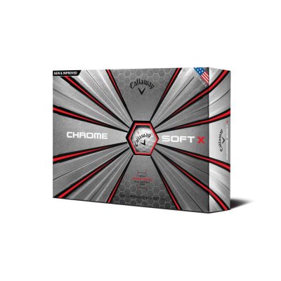 Callaway 642405512 - Callaway Chrome Soft X Golf Balls 12-Pack White