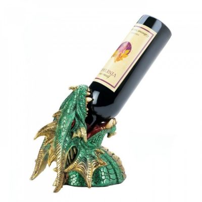 Dragon Crest 10017775 - Green Dragon Drinking Wine Holder
