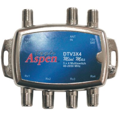 EAGLE ASPEN RA5251 - Eagle Aspen Directv-approved 3-in X 4-out Multiswitch EASDTV