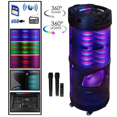 beFree BFS-1233 - beFree Sound Rechargeable Bluetooth Portable Party Speaker W