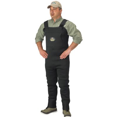 Caddis Wading Systems CA5902W-LS - Caddis Mens Neoprene Stockingfoot Waders - L Stout  Green