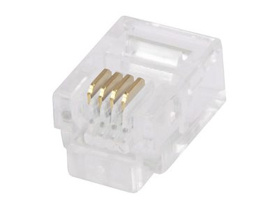 Steren ST-300-062 - MOD HANDSET PLUGS 4P4C 100 Pack