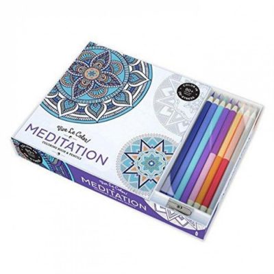 Home Locomotion 12010954 - Meditation Adult Coloring Book Wpencils