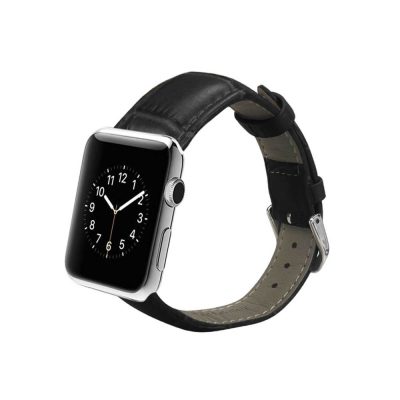 APPLE IWB-38MMBK - REIKO WATCH 38MM LEATHER IWATCH BAND STRAP WITHOUT BAND ADAP