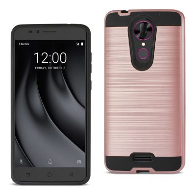 COOLPAD TPUPC16-CLPRVPRG - Reiko Coolpad REVVL Plus Hybrid Metal Brushed Texture Case I