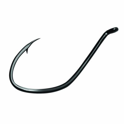 Gamakatsu 225418-25 - Gamakatsu Big River Bait NS Black Hook Size 80 25 Per Pack