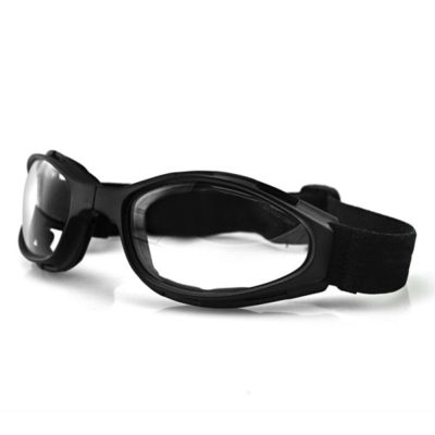 Bobster BCR002 - Bobster Crossfire Small Folding Goggles Anti-fog Clear Lens