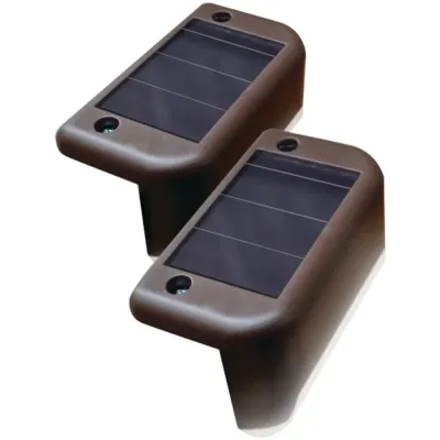 MAXSA MXI47332 - MAXSA(R) Innovations 47332 Solar-Powered Deck Lights, 4 pk