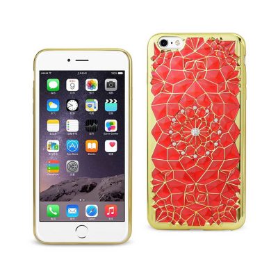 APPLE DTPU05-IPH6PLSRD - REIKO IPHONE 6 PLUS 6S PLUS SOFT TPU CASE WITH SPARKLING DIA