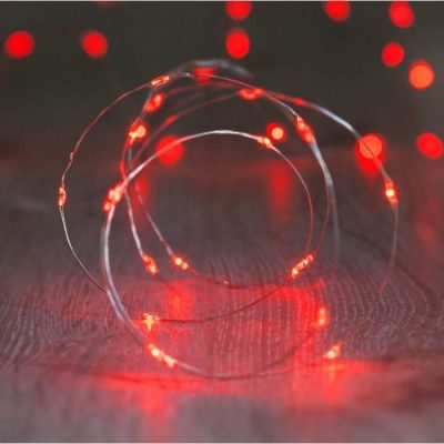 Home Locomotion 12010843 - 20 Led Copper Fairy Lights Red