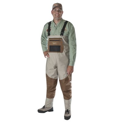 Caddis Wading Systems CA12902W-MS - Caddis Mens Deluxe Breathable Stockingfoot Waders - M Stout