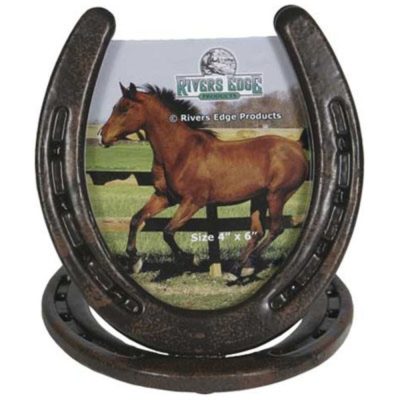 Rivers Edge 1108 - Rivers Edge Horseshoe Picture Frame 1108